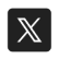 Twitter X icon